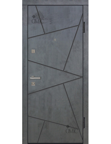 Двері метал. ТМ Riccardi 2050х960 Стандарт 7U-BIT 06 G прав., шт