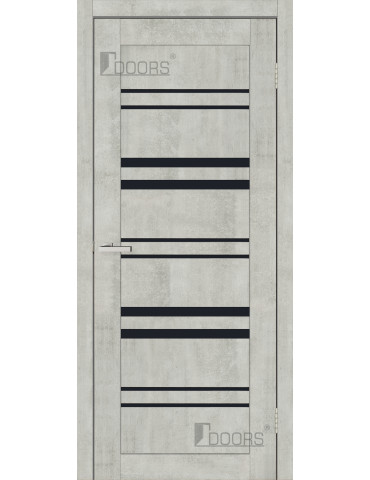 Полотно дверне ПВХ ТМ DOORS 2000х600х40мм С 017 BG (чорне), шт