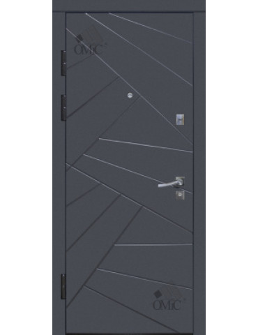 Двері метал. ТМ Riccardi 2050х960 Urban 1-A лів. закр. короб, шт