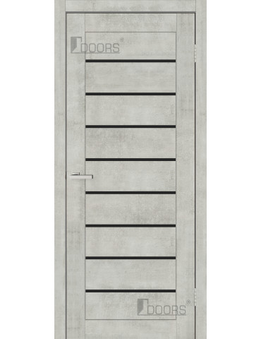 Полотно дверне ПВХ ТМ DOORS 2000х600х40мм С 018 BG (чорне), шт