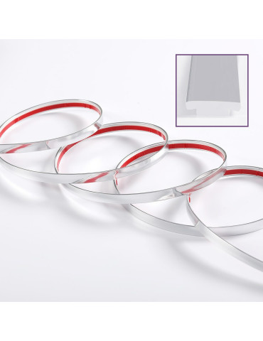 T-подібний молдинг 3000х12х4мм Срібло SW-00001150