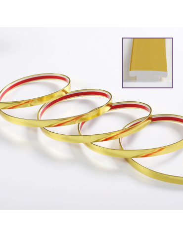 T-подібний молдинг 3000х12х4мм Золото SW-00001151