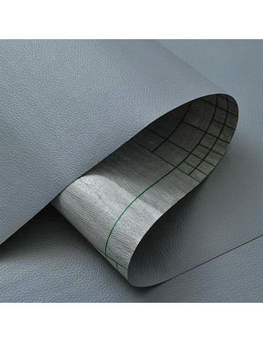 Самоклеюча екошкіра у рулоні 1.37х1м х 0.5мм Темно-сірий SW-00001154