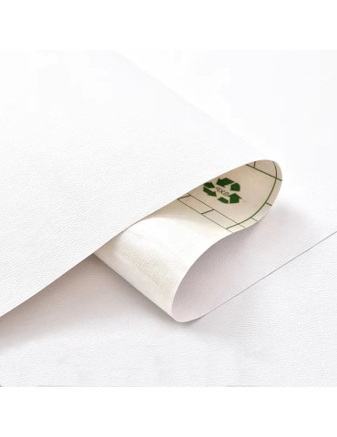 Самоклеюча екошкіра у рулоні 1.37х1м х 0.5мм Білий SW-00001166