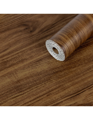 Самоклеюча вінілова плитка в рулоні 600х3000х2мм Каштан Мат SW-00001178