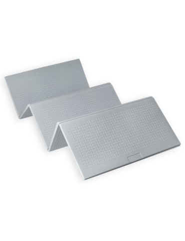 Дитячий складний термокилимок однотонний 2000х1500х10мм Сірий (299) SW-00001187