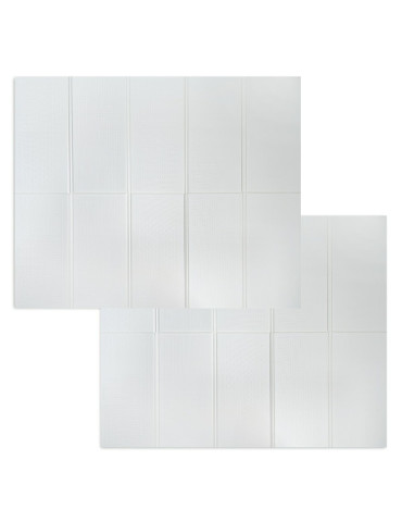 Дитячий складний термокилимок однотонний 2000х1500х10мм Білий (296) SW-00001188