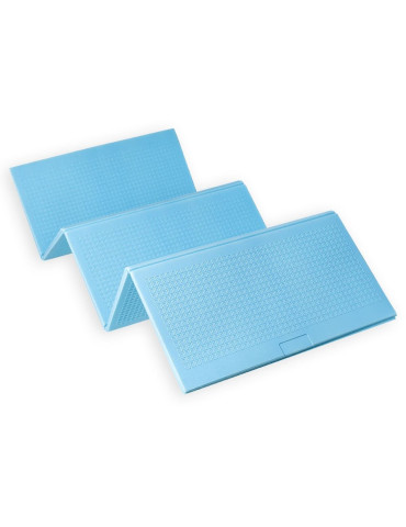 Дитячий складний термокилимок однотонний 2000х1500х10мм Блакитний (297) SW-00001190
