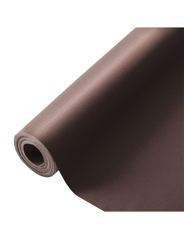 Самоклеюча екошкіра у рулоні 1.37х3м х 0.5мм Коричневий SW-00001198