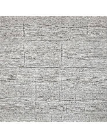 Самоклеюча 3D панель 700х700х5мм Камінь кава (150) SW-00001352