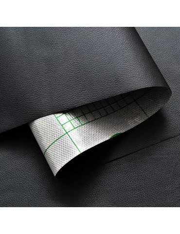 Самоклеюча екошкіра у рулоні 1.37х1м х 0.5мм Чорний SW-00001358