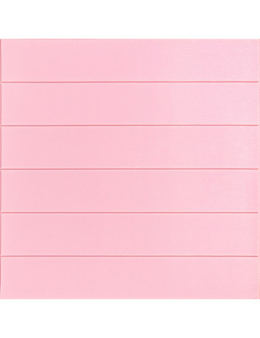 Самоклеюча 3D панель 700x700x4мм Рожеве дерево (379) SW-00001384