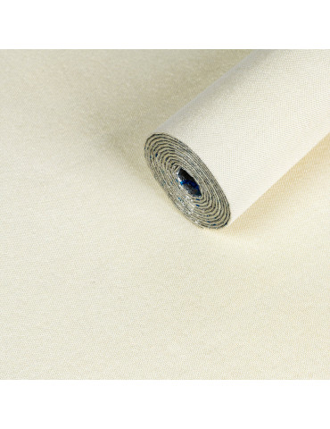 Лляні теплі шпалери на самоклейці 2800х650х2мм Вершкового відтінку (D) SW-00001496