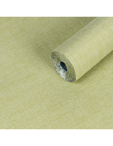 Лляні теплі шпалери на самоклейці 2800х650х2мм Оливкового відтінку 2800*650*2mm (D) SW-00001499