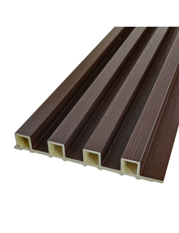 Рейка декоративна WPC стінова 3000х160х23мм Горіх SW-00001535
