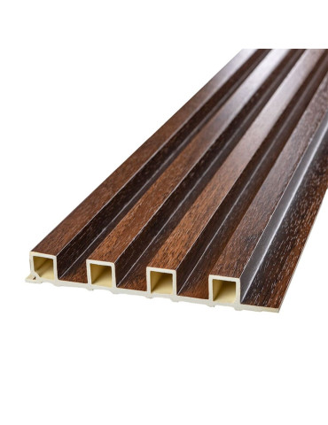 Рейка декоративна WPC стінова 3000х160х23мм Каштан SW-00001536