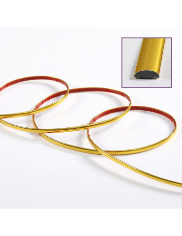 D-образний молдінг 3м х 8мм х 4мм Золото (D) SW-00001551