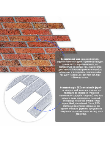 Декоративна ПВХ панель 960х480х4мм SW-00001558