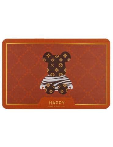 Вологопоглинаючий килимок 38х58х3мм "Щасливий" (D) SW-00001565