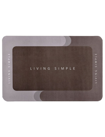 Вологопоглинаючий килимок 38х58х3мм "Жити просто" (D) SW-00001572