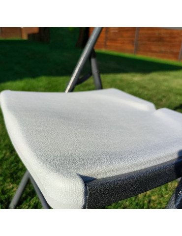 Складний стілець 47,5х59х86,5см Білий (стандартний тип) SW-00001607