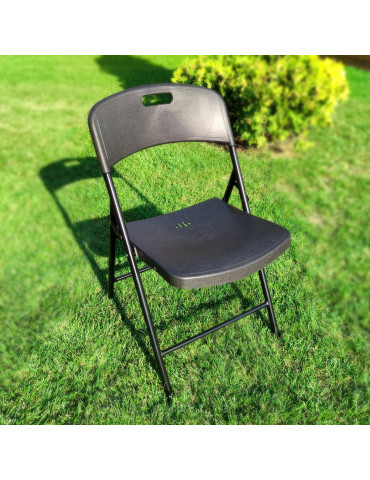 Складний стілець 46х52х79см Чорний SW-00001608