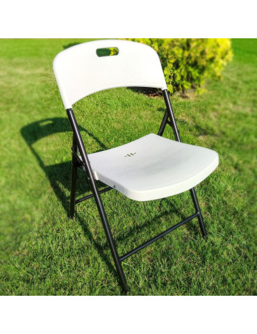 Складний стілець 46х52х79см Білий SW-00001609