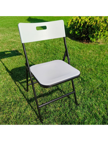 Складний стілець 46х42,5х86см Білий SW-00001610
