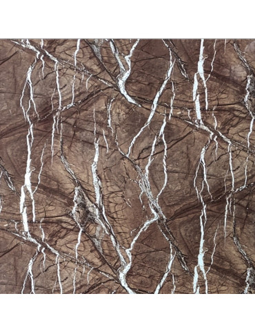 Декоративна ПВХ плита 600х600х3мм Коричневий мармур (S) SW-00001622