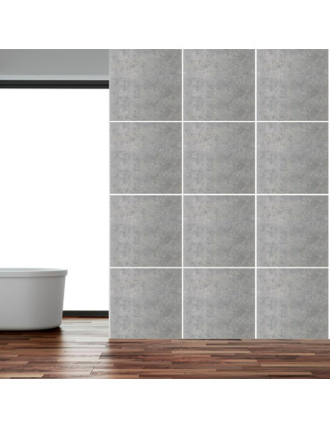 Декоративна ПВХ плита 600х600х3мм Бетон (S) SW-00001631