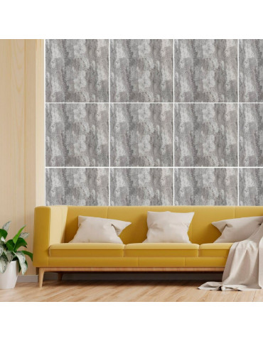 Декоративна ПВХ плита 600х600х3мм платиновий мармур (S) SW-00001632