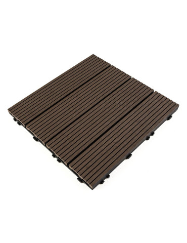 Композитна плитка WPC 30х30х2см Венге (D) SW-00001709