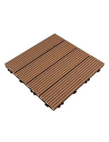 Композитна плитка WPC 30х30х2см Натуральне дерево (D) SW-00001711