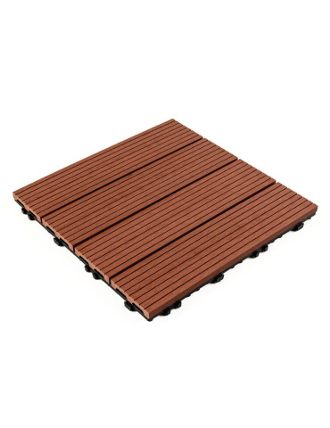 Композитна плитка WPC 30х30х2см Тик (D) SW-00001712