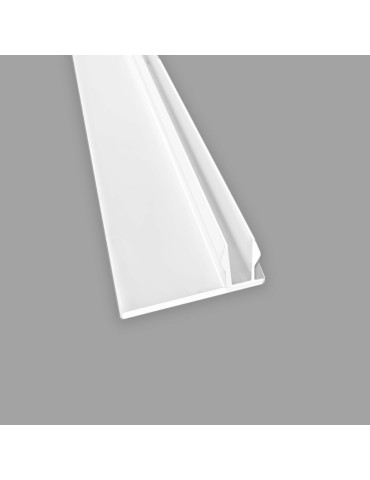 Профіль (торцевий) фінішний алюмінієвий для сайдинга 38,5х28х6000мм SW-00001728