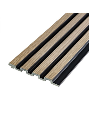 Рейка декоративна PS 2900х120х11мм Дуб з графітом SW-00001738