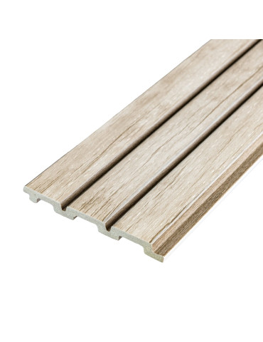 Рейка декоративна PS 2900х120х12мм Білий дуб SW-00001741