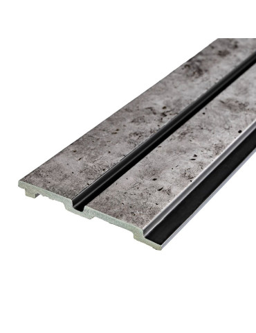 Рейка декоративна PS 2900х120х12мм Бетон із золотими вкрапленнями SW-00001752