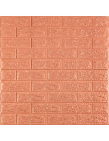 3D панель самоклеюча 700x700x7мм цегла Пудра SW-00001800