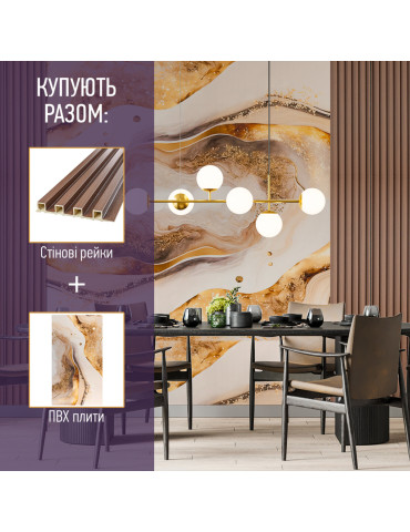 Рейка декоративна WPC стінова 3000х160х23мм Вишня SW-00001857