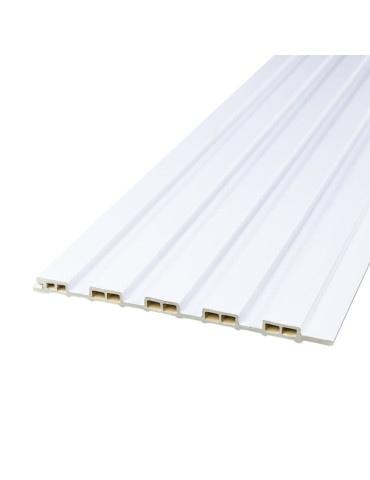 Рейка декоративна WPC стінова 3000х150х9мм Білий SW-00001866