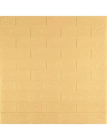 Панель стінова 3D 700х770х2мм Жовто-пісочний SW-00001909