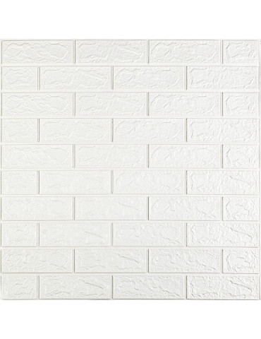 Панель стінова 3D 700х770х2мм Білий SW-00001914