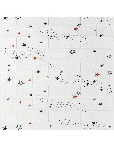 Панель стінова в рулоні 3D 700х19600х3мм Зірки SW-00001920