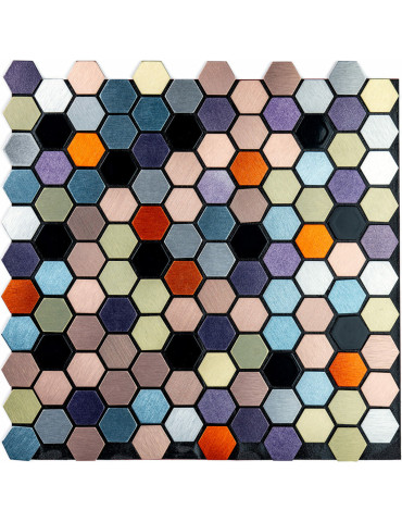 Самоклеюча алюмінієва плитка 300х300х3мм Кольорова SW-00001935