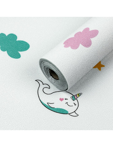 Самоклеючі шпалери 2800х500х1,5мм Єдиноріжки (D) SW-00001946