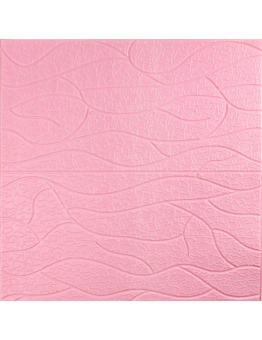 Панель 3D 700х700х6мм Рожевий SW-00001950