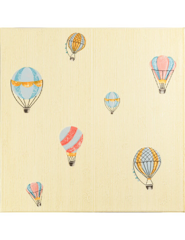 Панель стінова 3D 700х700х4мм Повітряні кулі фактурна текстура SW-00001972