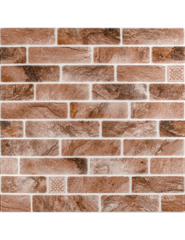 Панель стінова 670х680х4мм Клінкер піщано-коричневий (D) SW-00002004