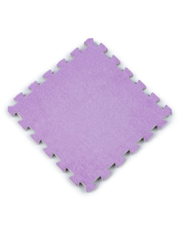 Підлога-пазл плюшевий 30х30х1см Фіолетовий (D) SW-00002086